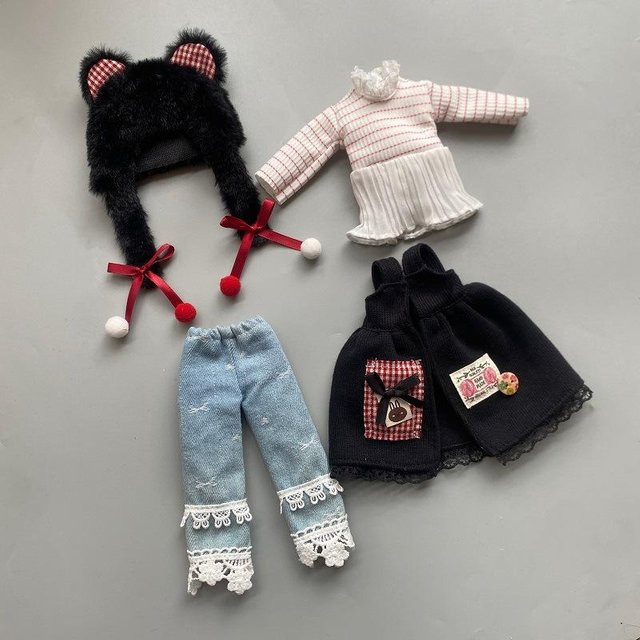 PRELEXT Puppenkleidung Anzug, Winteroutfit, Zubehör, ab 14 Jahren - Bild 1