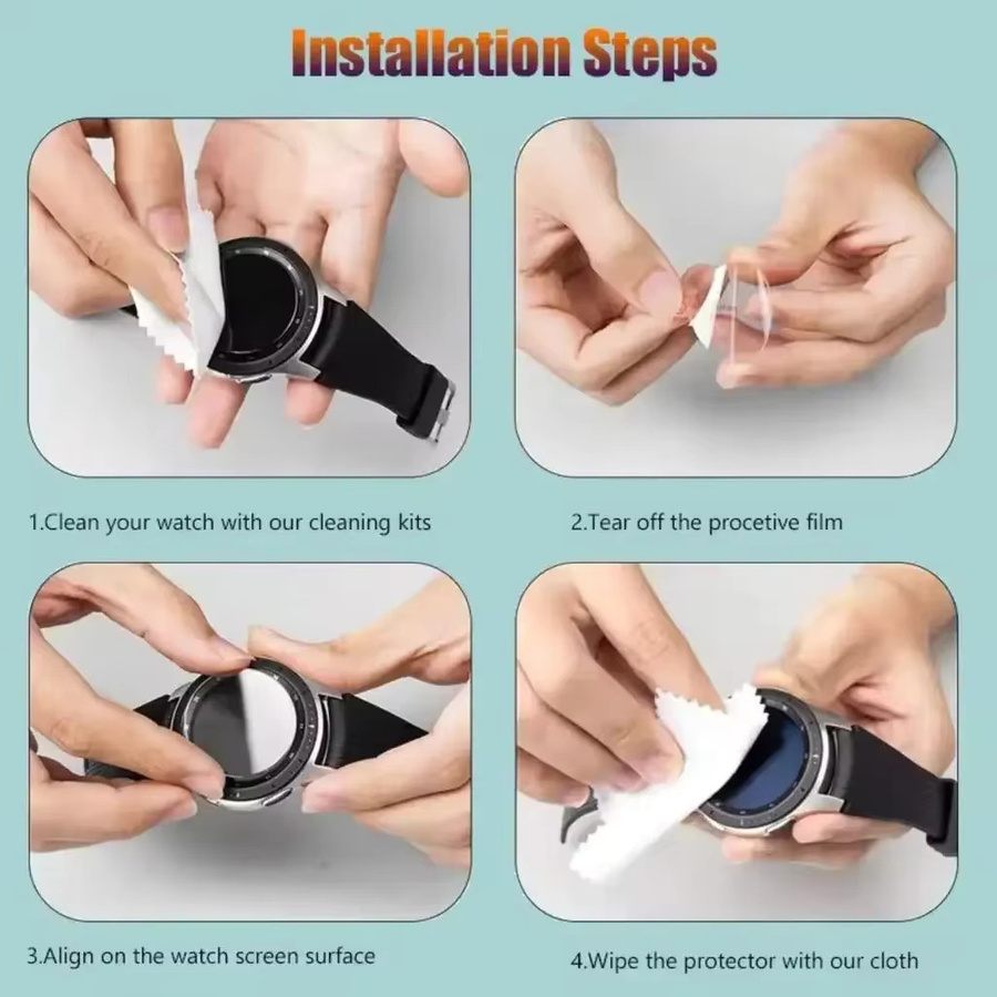 Displayschutzfolie Coros Pace 4, 5er-Pack, TPU, transparent, Unisex - Bild 6