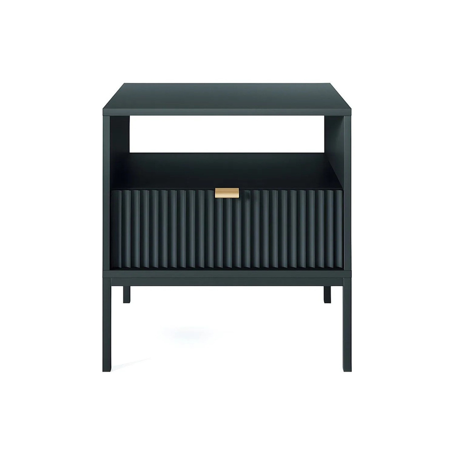 Nachttisch Liouba von Vente-unique in Schwarz, Breite: 54 cm - Bild 2
