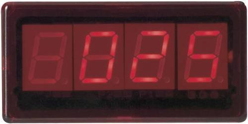 Greisinger GTH2448/1 Schalttafel-Einbauthermometer -50 bis +1150°C, Einbaumaße: 45 x 22 mm, Frontmaß: 24 x 48 mm, Farbe: Rot - Bild 1