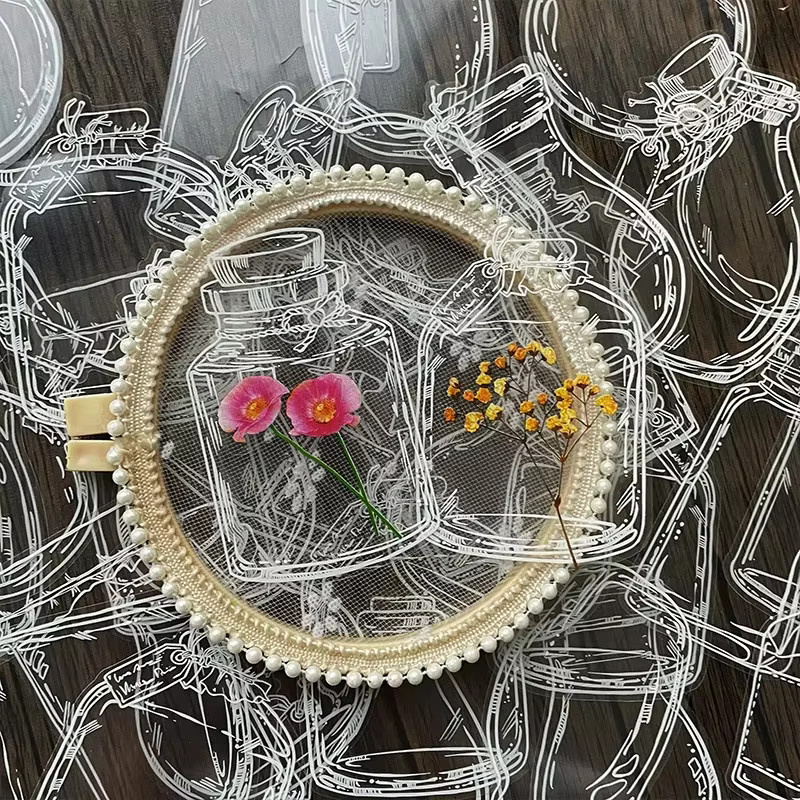 Journamm 30er Paket wasserdichte Haustier Aufkleber aus transparentem PET für Junk Journal und Scrapbooking - Bild 4