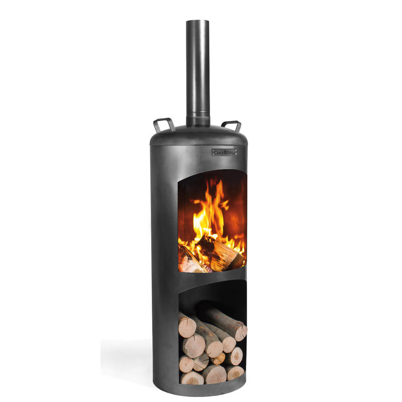 CookKing Terrassenofen Faro schwarz B/T/H: 40 x 40 x 158 cm - Bild 2