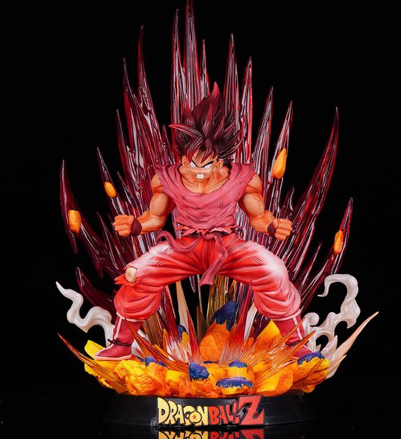 Bandai Dragon Ball Son Goku Kaio-Ken Red Aura CS GK Actionfigur, 39cm - Bild 1