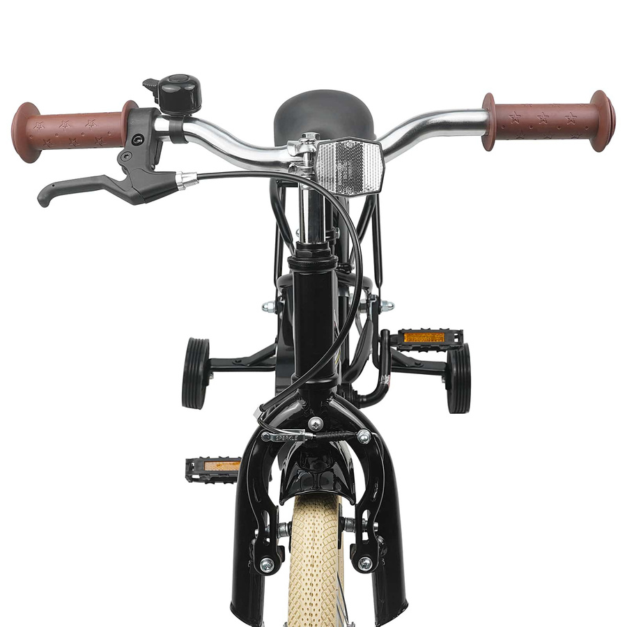 VD Home Furnishing Kinderfahrrad 12 Zoll Schwarz für Alter 2-4 Jahre - Bild 2