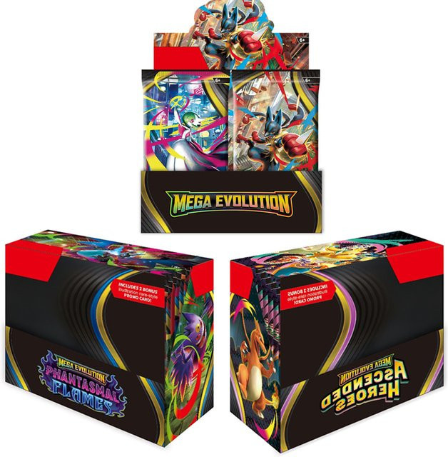 Bandai Pokémon Mega Evolution Phantasmal Flames, Sammelkartenspiel, ab 6 Jahren - Bild 1