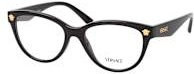 Versace VE 3365U Korrektionsbrille Cat Eye, Vollrand, Kunststoff, schwarz, Damen - Bild 1
