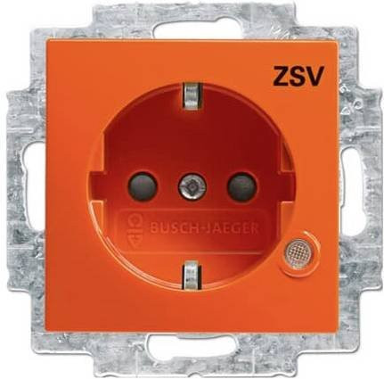 ABB Geräteeinsatz Steckdose IP20 in Reinorange - Bild 1
