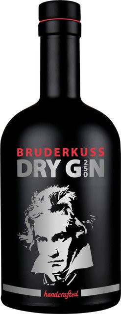 Bruderkuss Gin Edition Black Beethoven Spirituose 0,7 l - Bild 1