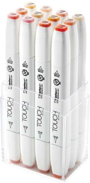 ShinHan TOUCH Twin Brush Marker Skin Tones Hauttöne Multicolor für Professionals - Bild 1