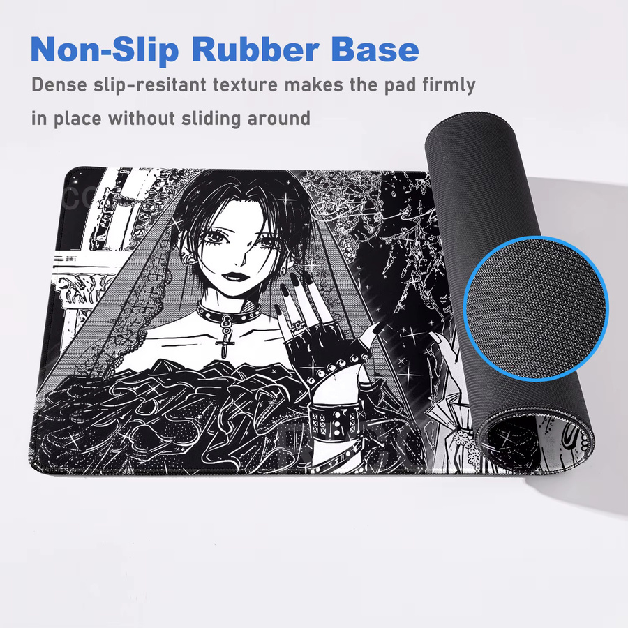 Riccu Anime NANA Rauch Mauspad XXL – Große Schreibtischunterlage für PC und Gaming in Multicolour - Bild 3