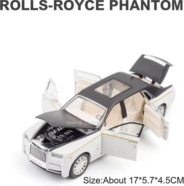 Linyi toy car Rolls Royce Dawn Phantom Spielzeugauto, Modell, 1:32, mit Sound und Licht, ab 14 Jahren - Bild 1