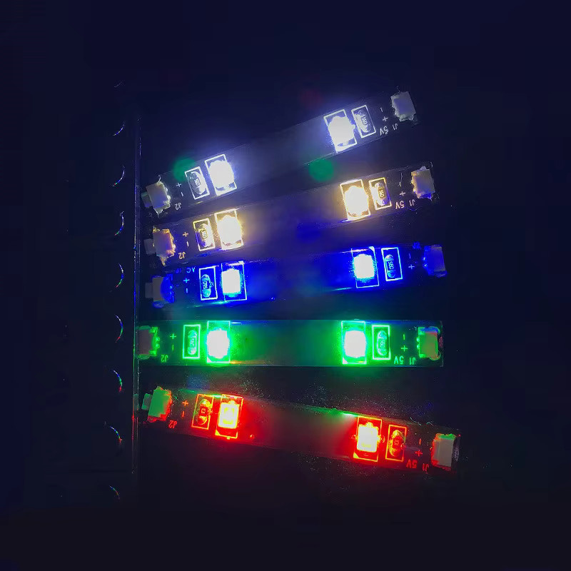 LYBMTWF RGB LED-Lichtstreifen Set, 3er Packung, Multicolor, USB-Anschluss, SMD-Technik für DIY-Beleuchtung - Bild 2