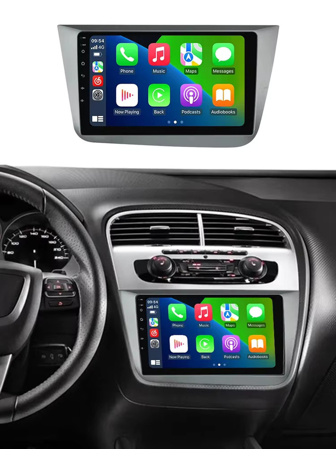 STRONGNAVI Android Autoradio mit GPS und Bluetooth für Seat Altea XL und Toledo 2004-2015, 9 Zoll Multimedia-Player, Schwarz - Bild 7