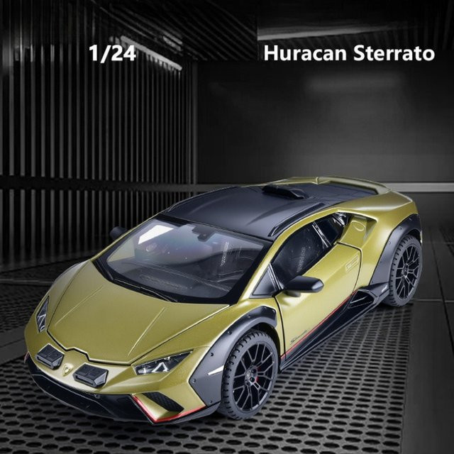 MINI AUTO Huracan Sterrato Simulation Auto Modell, 1:24, Metall, Gelb - Bild 1