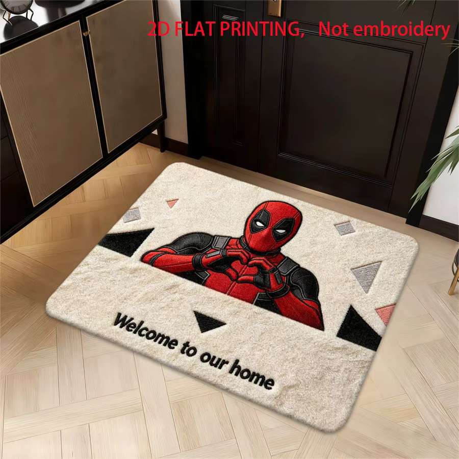 Beast Kingdom Marvel Deadpool Fußmatte aus weichem Polyester-Flanell in Multicolour - Bild 5