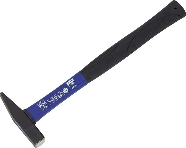 LUX-TOOLS Schlosserhammer Club mit Stahlkopf und Fiberglasstiel, 100 g - Bild 1