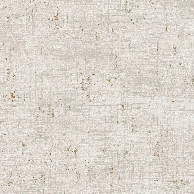 PROFHOME Spachtel Putz Tapete Struktur Metallic in Grau Weiß Gold, Vlies Tapete mit abstraktem Design, Breite: 0,53 m, Länge: 10,05 m - Bild 1