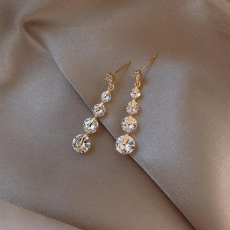 YIRAN Jewelry Ohrringe, 925 Silber, Kristall, Damen