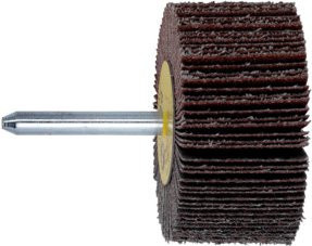 Metabo Lamellenschleifrad aus Normalkorund, Körnung P 80, Farbe Braun, Durchmesser: 80 mm, Breite: 40 mm, Dicke: 6 mm - Bild 1