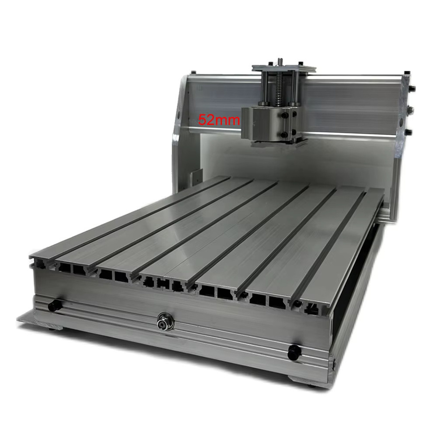 XMSJ Aluminium CNC Rahmen Kit 3040 DIY Holz Gravur Fräsmaschine mit Kugelumlaufspindel und 52 mm Spindelhalterung in Silber, B/T/H: 29,0 x 39,0 x 6,0 cm - Bild 2
