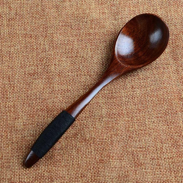 Kick Couture Sagit Lot Holzlöffel Teelöffel aus Holz in Schwarz und Braun - Bild 1