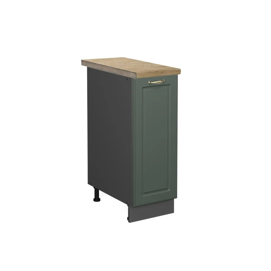 Vicco Apothekerschrank Fame-Line Landhausstil in Grün-Gold-Anthrazit mit Eichenoptik, Wandmontage, B: 30 cm, H: 82 cm, T: 60 cm - Bild 2