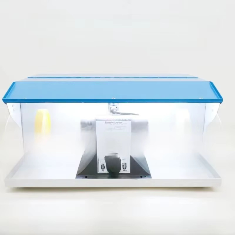 AZIYUHEA Mini Polier- und Schleifmaschine mit Staubabsauger, Tischschleifer in Blau, 220 V - Bild 1