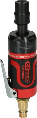 KS Tools 515.5530 SlimPOWER Mini-Druckluft-Stabschleifer, gerade, schwarz - Bild 1