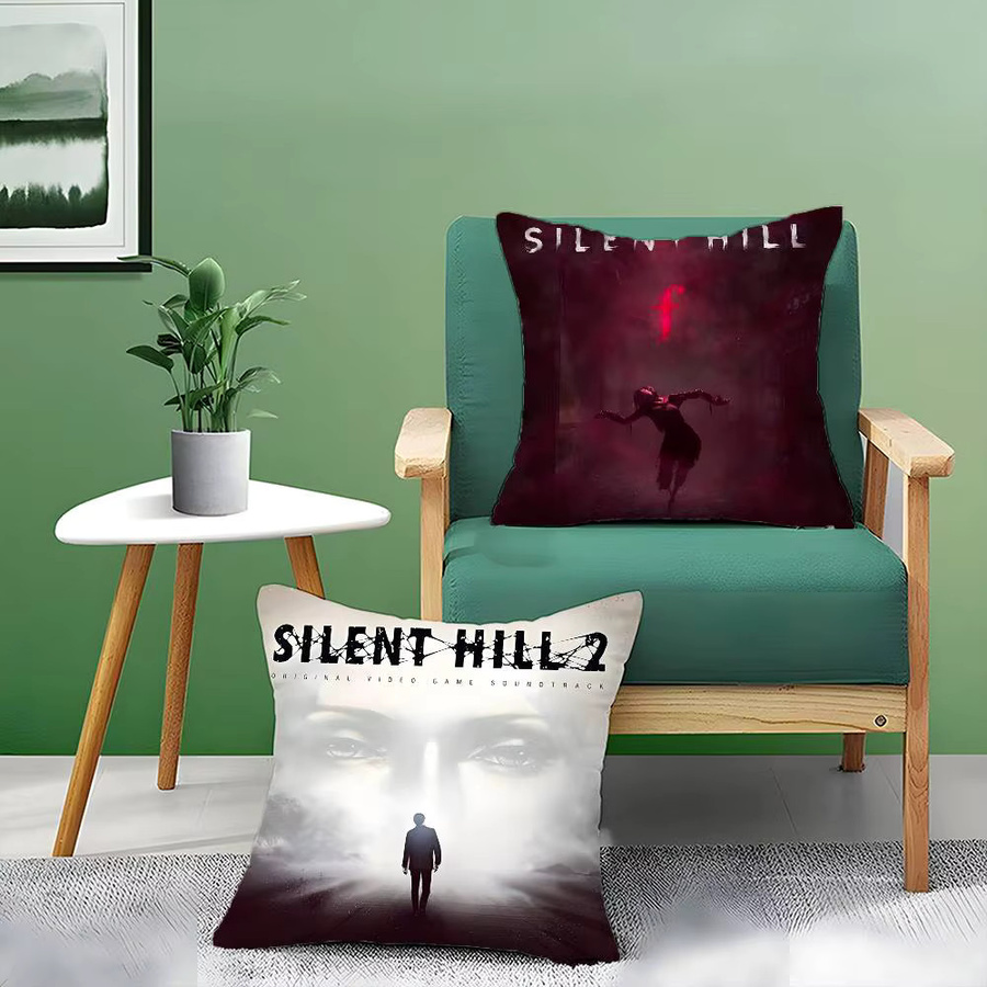 Honor Art S-Silent Hill F-MT Kissenbezug aus seidigem Kurzplüsch mit unsichtbarem Reißverschluss, allergikerfreundlich, B/T/H: 30 x 30 x 30 cm - Bild 3