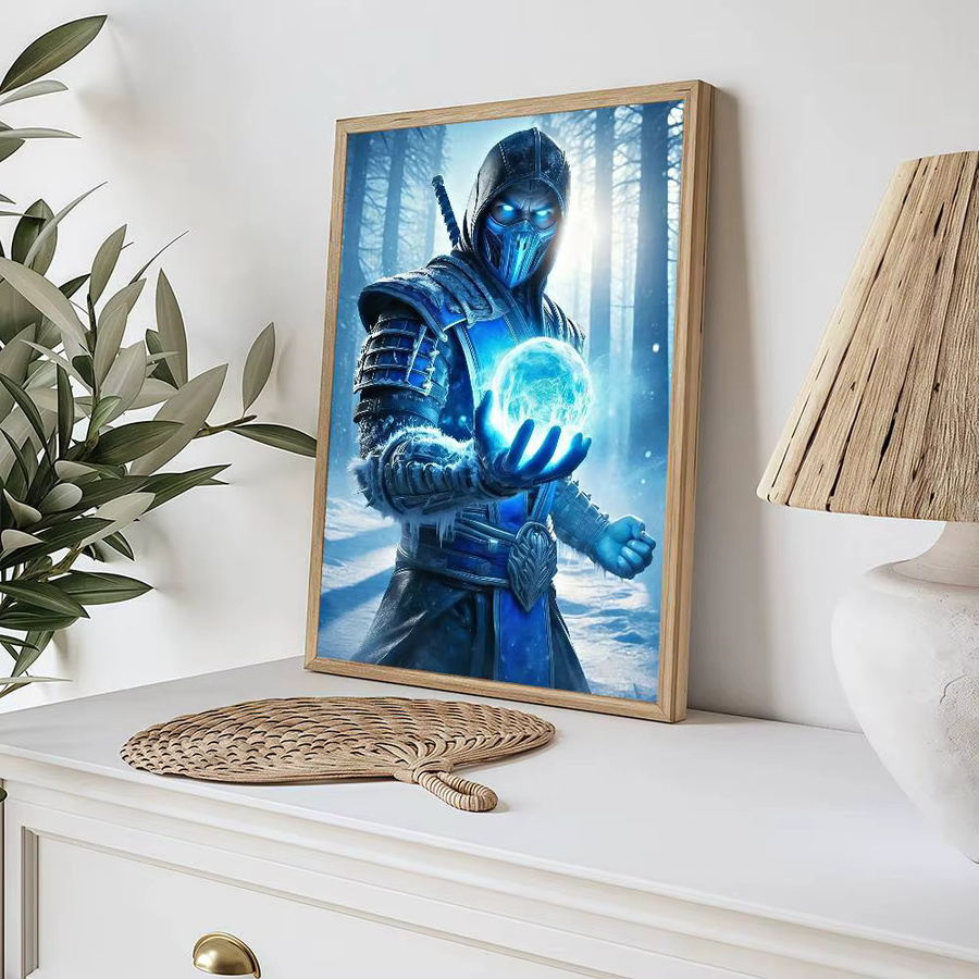Mortal Kombat Anime-Poster als wasserfester Papieraufkleber zur Wanddekoration - Bild 5