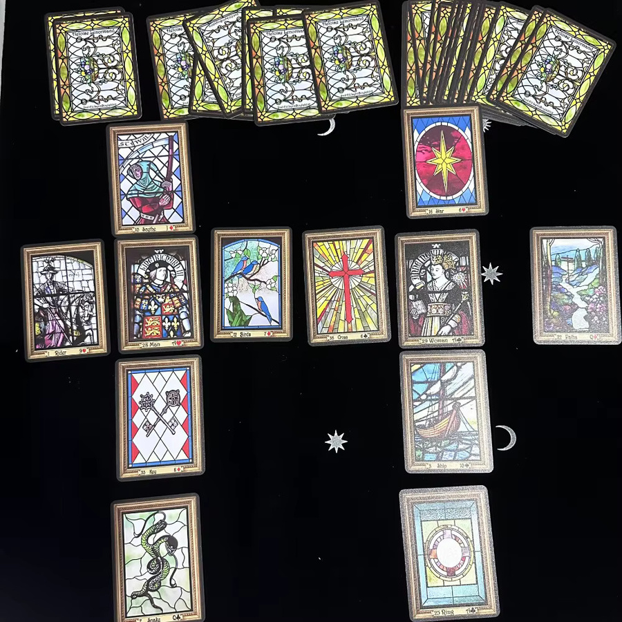 Heloise Lenormand Wahrsagerei Oracle Karten, 41-teiliges Set - Bild 2