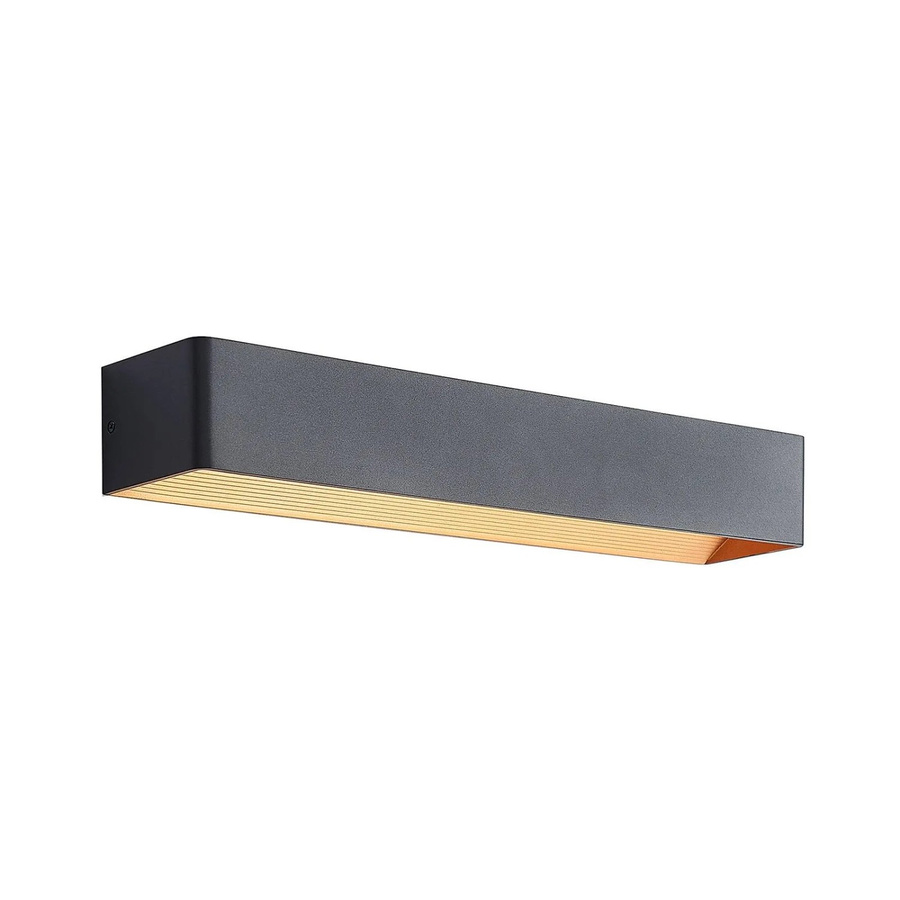 Arcchio LED Wandleuchte Modern Schwarz aus Aluminium mit Up-Down Lichteffekt - Bild 2