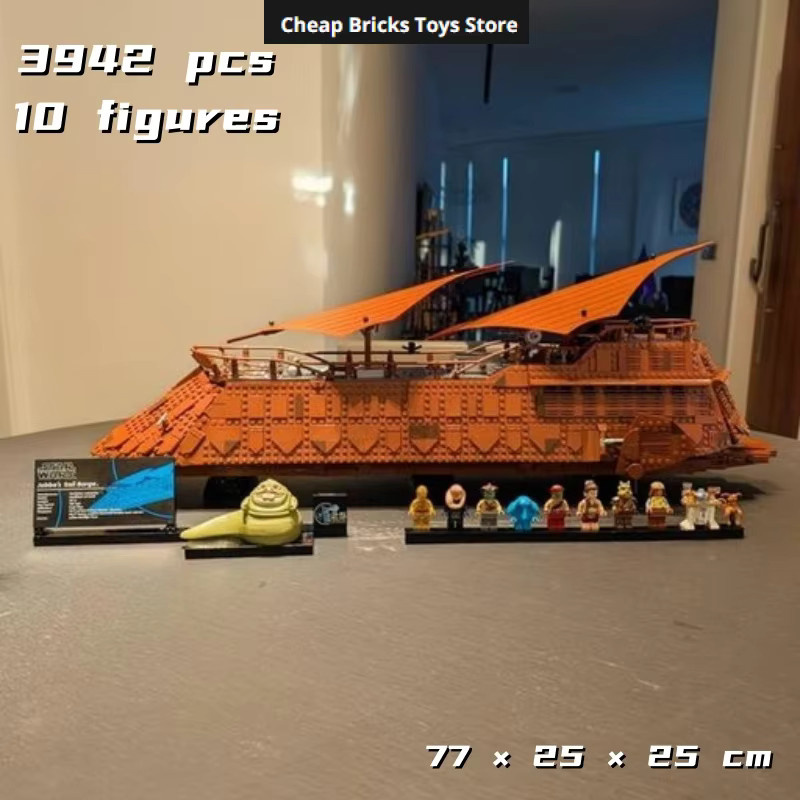 Potdemiel Star Wars Jabba Segelbarke, Baustein-Display-Modell, 3.942 Teile - Bild 2