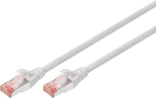 Digitus DK-1644-070 RJ45 Netzwerkkabel CAT 6 S/FTP Patchkabel, Grau, Länge: 7,00 m - Bild 1