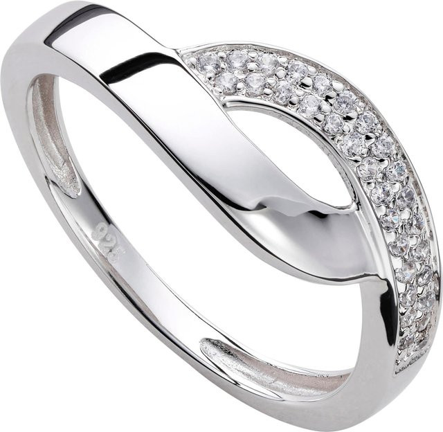 heine Ring 925 Silber, Zirkonia, Unisex - Bild 1
