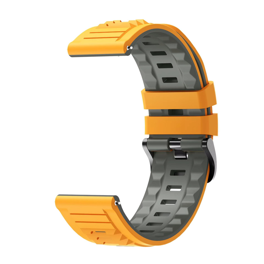 Hiyii Sport-Silikon-Uhrenarmband für Suunto Race und Race S Smartwatch, 22 mm, Orange - Bild 2