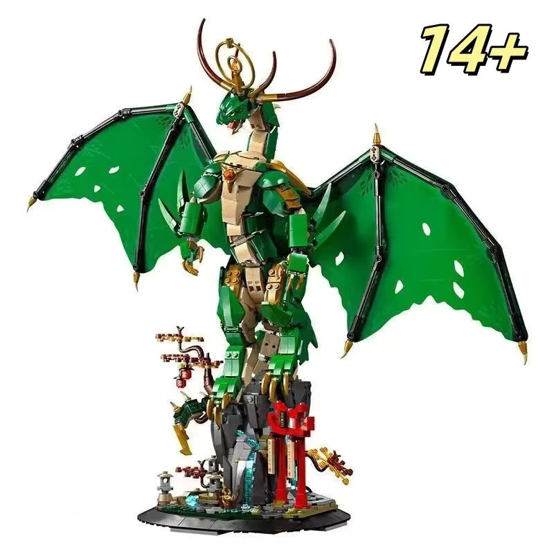 Ninja-Figuren-Set Wächter-Drachen-Mech-Modell Bausatz, 1650 Teile, ab 14 Jahren - Bild 4