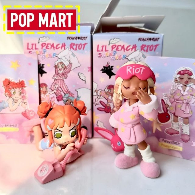 Pop Mart Lil Peach Riot Sleepover Serie, Blind Box, Actionfigur - Bild 1