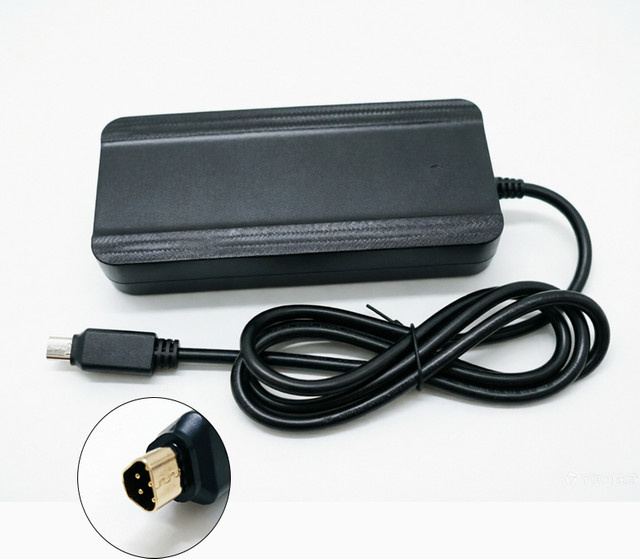 HKNA Li-Ion-Ladegerät 36 V Schwarz für Joycube Phylion 5-Pin Trapezoid kompatibel mit Fischer CITA, VIATOR, EM 1966i, ETD/ETH 1801, Terra 2.0 und Stell - Bild 1