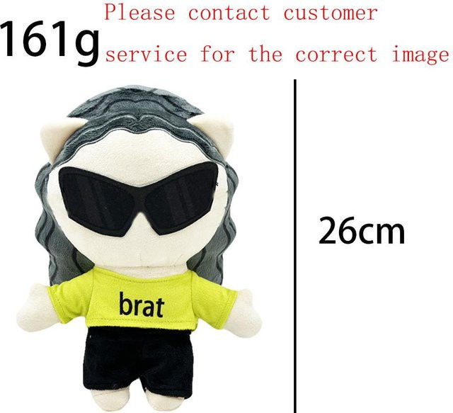 Charli Xcx Plüschpuppe Figur, 26cm, ab 1 Jahr - Bild 1