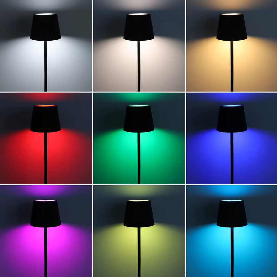 MALITAI LED Tischlampe als Weinflaschen-Vasen-Basis, dimmbar und wiederaufladbar, modernes Design für Esszimmer oder Home Office, Höhe: 29,5 cm, Breite: 10,8 cm, Tiefe: 10,8 cm - Bild 6