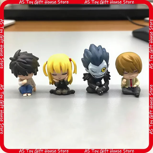 Bandai Death Note Kawaii Anime Mini Sitzende PVC-Sammelfiguren, Set / Bundle - Bild 1