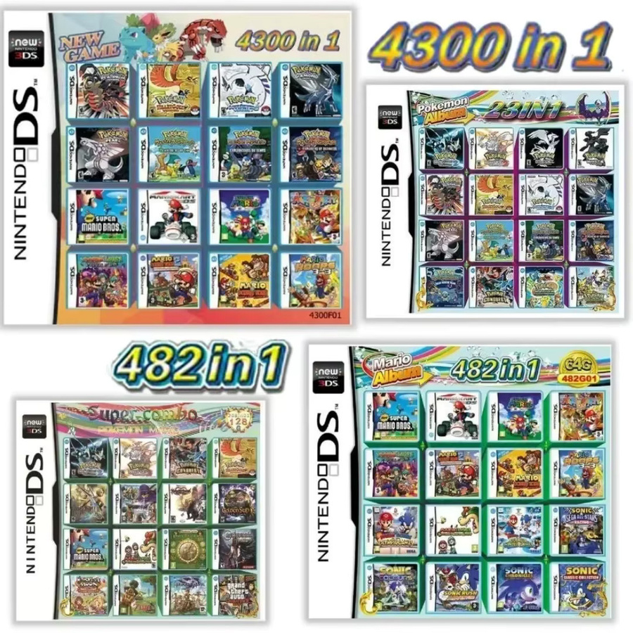 Bandai Pokémon 4300-in-1 Sammelkartenspiel R4-Karte für DS, NDS, 3DS und 3DS NDSL in Multicolour - Bild 2