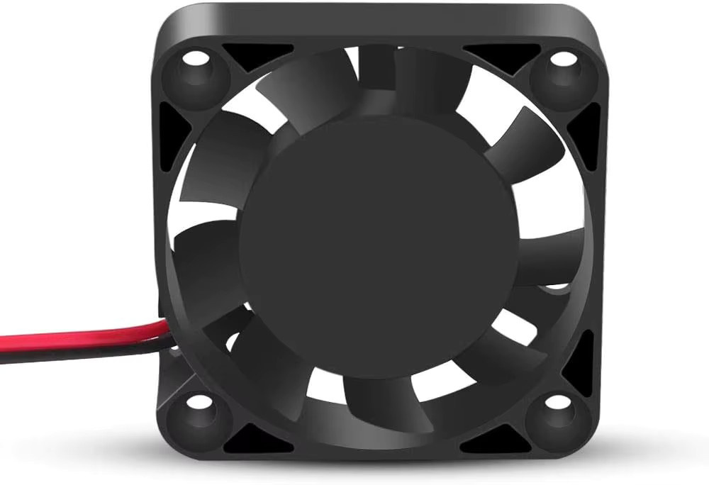 AOKIN 4er-Set 3D-Drucker-Lüfter, bürstenlose Gebläselüfter mit Öllager, DC 12 V, Schwarz, B/T/H: 40 x 40 x 10 mm - Bild 2