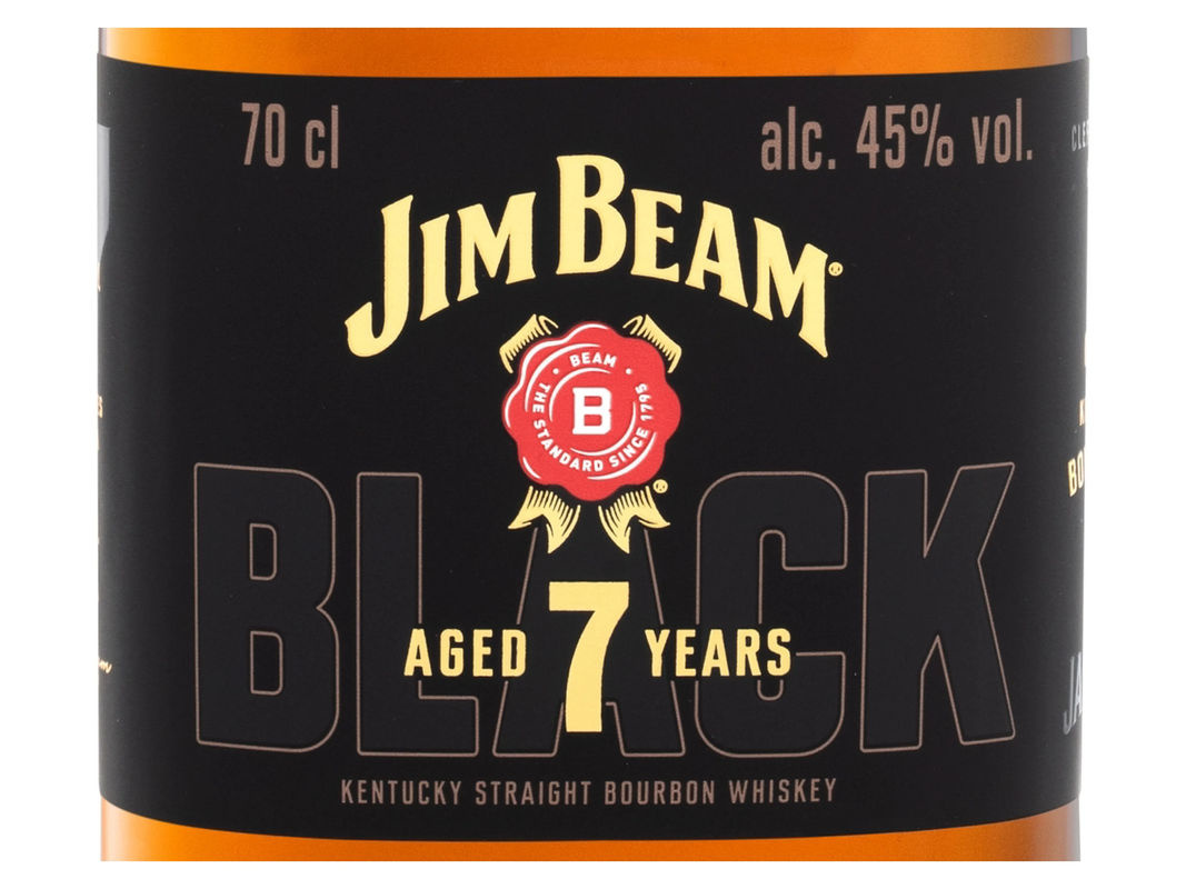 Jim Beam Black Bourbon Whiskey 7 Jahre 0,7 l - Bild 2
