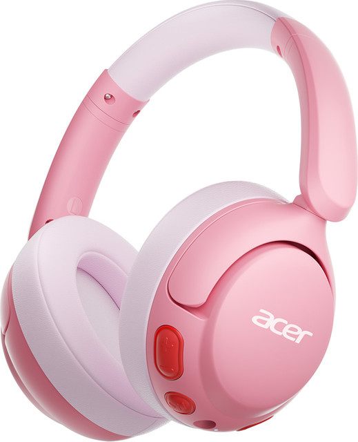 Acer OHR725 Kinderkopfhörer Bluetooth 5.4 Pink Kabellose Over-Ear-Kopfhörer mit Mikrofon und 85dB Lautstärkebegrenzer - Bild 1