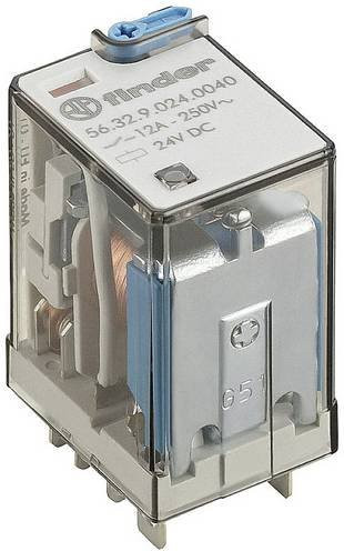 Finder Steckrelais 56.32.9.024.0070 60 V/DC 12A 2 Wechsler transparent - Bild 1