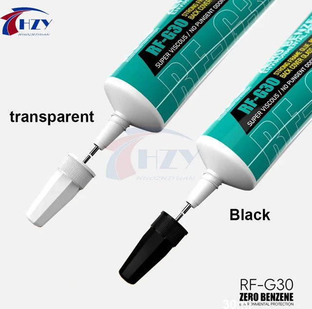 RF4 RF-G30 Nano Rahmen Kleber Universal Kontaktkleber für Glas und Kunststoff mit Präzisionsapplikator, Transparent, 60 ml - Bild 1