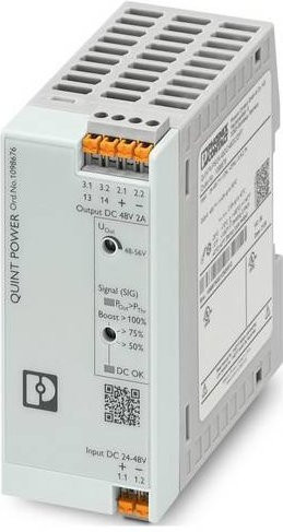 Phoenix Contact DC/DC-Wandler 1098676, 48 V/DC, 2 A, Weiß - Bild 1