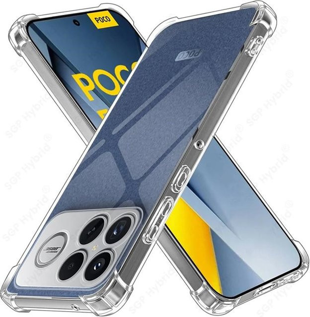 Stoßfeste TPU Schutzhülle für Xiaomi Poco F8 Ultra und Poco F8 Pro in Transparent - Bild 1